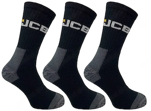 JCB SOCKS Lange Frottee-Arbeitssocken 6-PAK ? Sie bieten einen hohen Tragekomfort, passen sich perfe