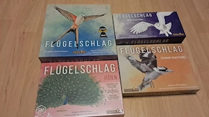 Flügelschlag Spiel mit Erweiterungen wie neu