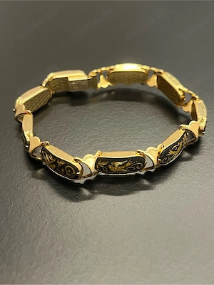 Antikes Erbstück 585 14 Karat Gold Armband 19 Gramm