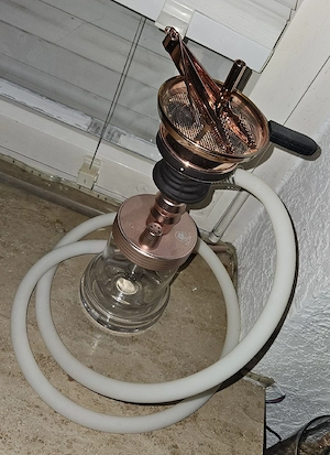 rose goldene Shisha 