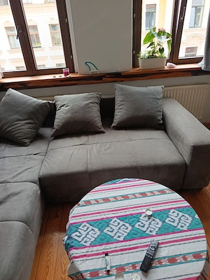 schwarze sofa 