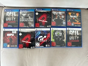 10x PlayStation 4 & PlayStation 5 Spiele Paket (u.a. Call of Duty, Gran Turismo 7)