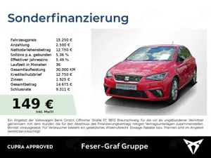 SEAT Ibiza FR 1.0 TSI NAVI/PDC+/KAMERA