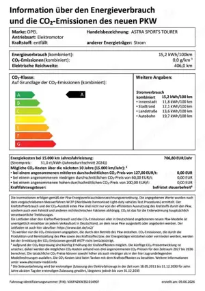 Opel Astra Sports Tourer e GS PanoDach Matrix Navi