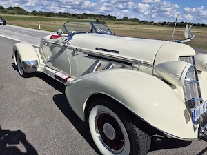  AUBURN Speedster Boattail Super Charger Tüv H-Kz Verdeck Bild 7