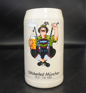 Oktoberfest-Sammler-Jahreskrug v. 1989