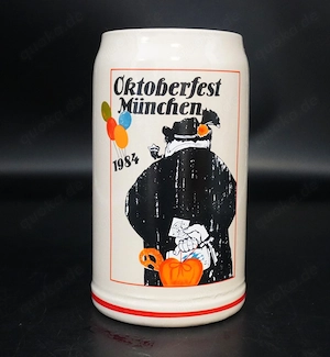 Oktoberfest-Sammler-Jahreskrug v. 1984