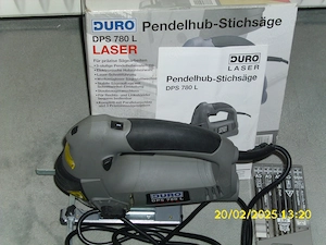 Duro DPS 780 L Pendelhub-Stichsäge mit Laser Schnittführung günstig abzugeben. Bild 2