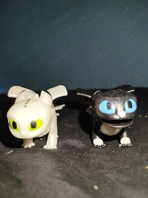 Dragons Figuren-Set: Nachtlichter (Ohnezahn & Tagschatten Nachwuchs)