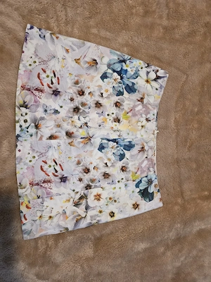 schöner blumen rock sommer xs s