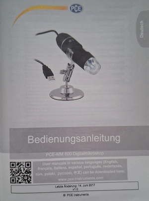 Elektronisches Labormikroskop PCE-MM 800 Bild 3