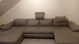 Couch | Wohnlandschaft | Schlaffunktion | viel Stauraum