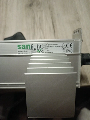 Sanlight LED 165W + Aufhänger 