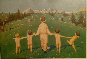 Postkarte: Wenn der Frühling auf die Berge steigt