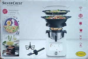 Monsieur Cuisine Smart SKMS 1200 A1 Neu OVP Ungeöffnet WLAN SilverCres