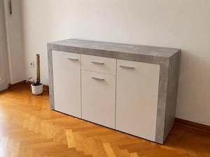 Sideboard modern in betongrau wie neu