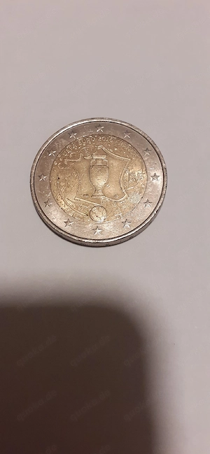 2 Euro Münze Fussball EM 2016 in Frankreich 