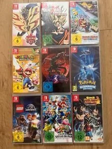 Verkauf meiner Nintendo Switch Spiele Sammlung 