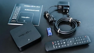 WAIPU.TV Box Streaming Stick, Schwarz neu