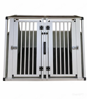 Gebrauchte Hundedoppelbox