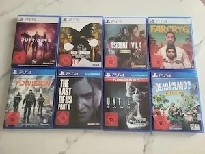 PS4- & PS5-Spiele Konvolut