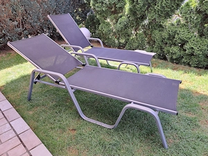 Kettler Basic Plus Gartenliege - Terrassenliege - Stapelliege L 202 X B 70 X H 38