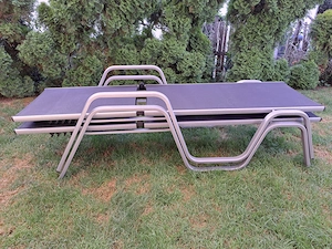 Kettler Basic Plus Gartenliege - Terrassenliege - Stapelliege L 202 X B 70 X H 38