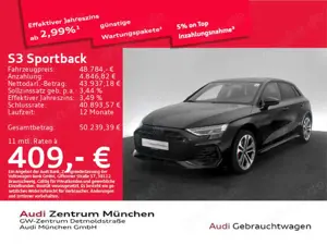 Audi S3 TFSI S tronic Pano/Navi+Matrix