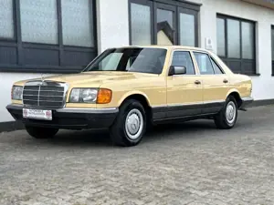 Mercedes-Benz S 500 W126 500 SE | Weizengelb | 61tkm | Gutachten 2