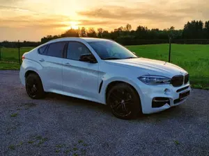 BMW X6 X6 M50d Perleffekt Weiss,HR,AHK 21 zoll ,Top Zustand Tausch gegen WoMo