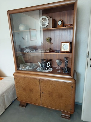 Schrank - Vitrinenschrank von Oma - Vintage 