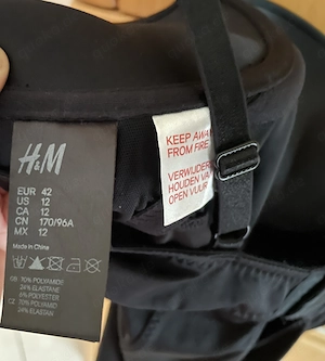 Gr. 42: Shapewear-Unterkleid, Schwarz Hi  H&M , neuwertig 
