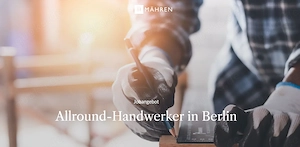 Allround-Handwerker (w m d) für die Betreuung und Werterhaltung