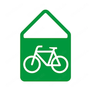Verkaufe ein Damenfahrrad mit Fahrradschloss.