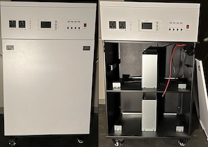 Strom aggregat Generator Inverter 10kwh mit Sicherung tragbar mit Rollrädern
