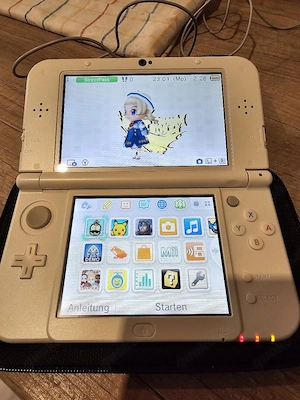 New 3Ds XL Weiß mit 13 Spielen, Top!