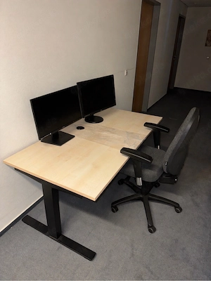 60x höhenverstellbarer Schreibtisch mit cm Anzeige - Büroauflösung