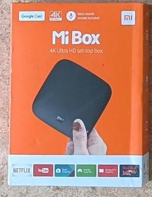 Android TV Mi Box S 4K Ultra HD Set-Top-Box.