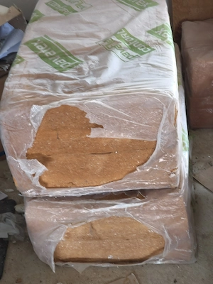 4 Stück der Holzfaser Dämmstoff geignet für Satteldach -  Pavaflex Confort 36