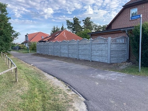 Sichtschutzzaun aus Beton   mehr Ruhe für Garten, Terrasse und Grundstück Bild 2