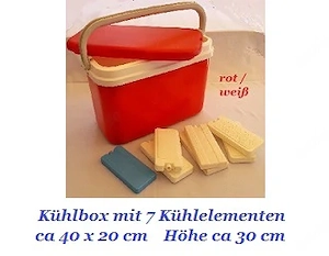 Kühlbox mit 7 Kühlelementen