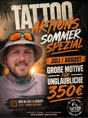 Tattoo Sommer-Angebot 350 