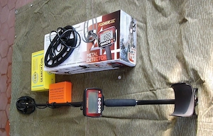 Metalldetektor Fisher F44 wireless , mit funkkopfhörer