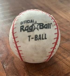 Official Rag Ball Baseball T-Ball weich