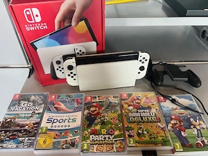 Nintendo Switch OLED mit Spiele 