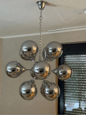 Riess-Ambiente GALAXY Hängeleuchte 72 cm Chrom Silber 
