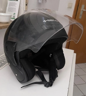 schwarzer Jet-Helm Größe S von Helm