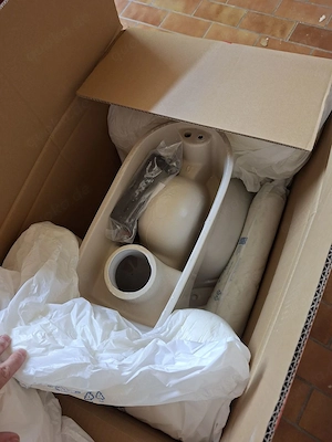 Tiefspülklosett Toilettenschüssel Villeroy & Boch O.novo mit Spülrand weiß