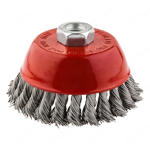 GRAPHIT-Drahtb rste (Art.-Nr 57H583) mit einem Durchmesser von 100 mm, hergestellt aus 0,5 mm