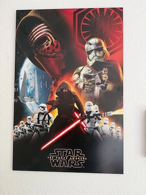 Star Wars: The Force Awakens Wandbild 90x60x0,5 cm